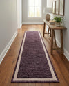 Studio Haven Collection Area Rug -  Alcove (Violet) Runner Violet  lifestyle 47