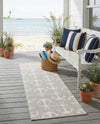 Seaside Haven Rugs Collection Area Rug - Sapphire (Gray) Runner Gray  lifestyle 64