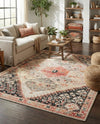 Patio Heritage Collection Area Rug -  Meadow Rectangle Multi  lifestyle 26