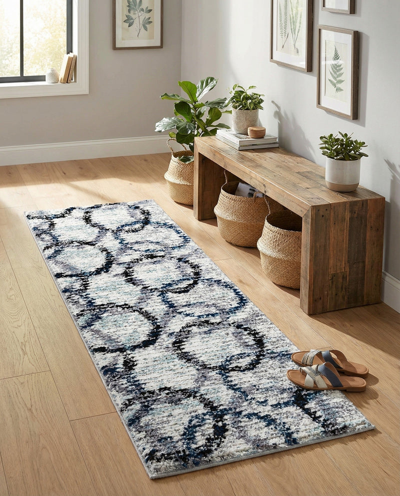 Santa Fe Trails Collection Area Rug -  Taos Runner Ivory  lifestyle 59