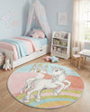 Wonder Tykes Collection Area Rug -  Carnival Round Multi  lifestyle 40