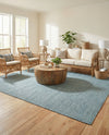 Seaside Serenity Collection Area Rug - Veranda (Aquamarine) Rectangle Aquamarine  lifestyle 16