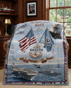 Fleece Haven Collection Area Rug -  Olympia Rectangle Blue  lifestyle 3