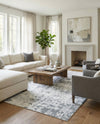Cathedral Elegance Collection Area Rug -  Basilica Rectangle Gray  lifestyle 48