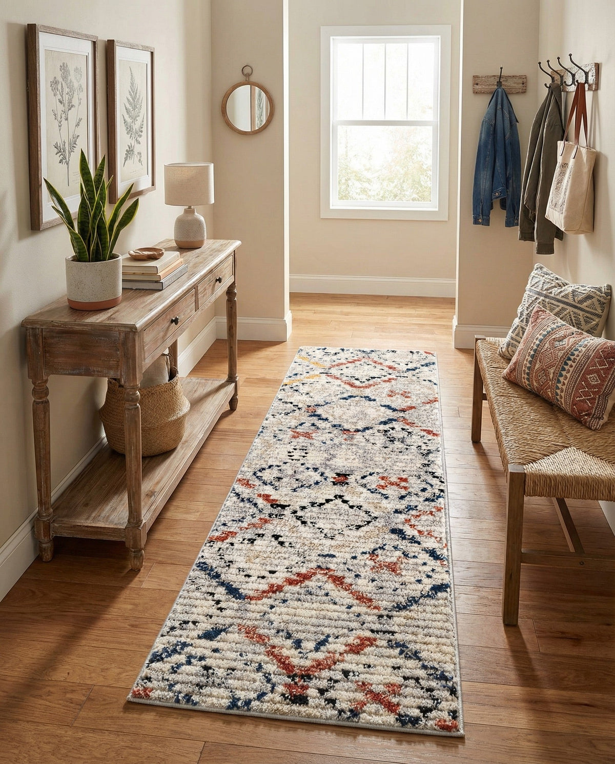 Santa Fe Trails Collection Area Rug - Canyon Runner Multi  lifestyle 117