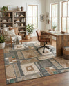 Savannah Sojourn Collection Area Rug -  Tsavo Rectangle Multi  lifestyle 19