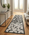 Urban Terrace Collection Area Rug -  Mercer Runner Black and White  lifestyle 27