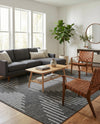 Urban Terrace Collection Area Rug -  Chelsea (Charcoal Gray) Rectangle Charcoal Gray  lifestyle 17