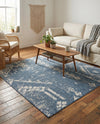 Desert Nomad Terrace Collection Area Rug - Sahara (Blue) Square Blue  lifestyle 57