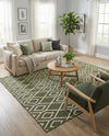 Urban Oasis Rugs Collection Area Rug -  Boulevard (Green) Rectangle Green  lifestyle 5