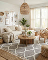 Sahara Chic Collection Area Rug -  Tuareg Rectangle Gray  lifestyle 39