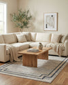 Serenity Sands Collection Area Rug -  Hushhaven Rectangle Gray  lifestyle 22