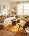 Riviera Elegance Collection Area Rug -  Menton (Orange) Rectangle Orange  lifestyle 17