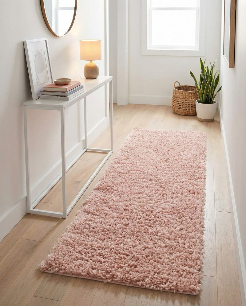 Alpine Plush Collection Area Rug -  Cortina (Dusty Rose) Runner Dusty Rose  lifestyle 23