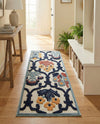 Caribbean Terrace Collection Area Rug -  Dominica Runner Ivory  lifestyle 55