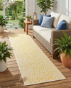 Urban Oasis Rugs Collection Area Rug -  Terrace (Yellow Ivory) Runner Yellow Ivory  lifestyle 18