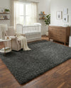 Plush Oasis Collection Area Rug - Serenity (Graphite Gray) Rectangle Graphite Gray  lifestyle 10