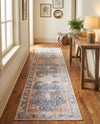 Bazaar Chic Collection Area Rug -  Rabat Runner Navy Blue  lifestyle 42