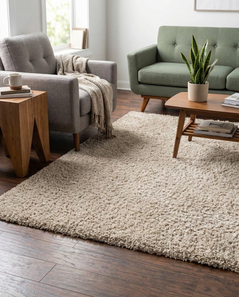 Alpine Plush Collection Area Rug -  Cortina (Linen) Rectangle Linen  lifestyle 6