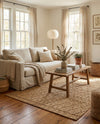 Savannah Weave Collection Area Rug - Serengeti Rectangle Natural  lifestyle 53