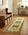 Tabriz Tapestries Collection Area Rug - Azerbaijan (Cream) Runner Cream  lifestyle 55
