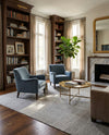 Berkshire Estate Collection Area Rug - Windsor (Grey Manor) Square Grey Manor  lifestyle 80
