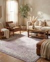 Rustic Charm Revival Collection Area Rug -  Meadowland Rectangle Purple  lifestyle 29