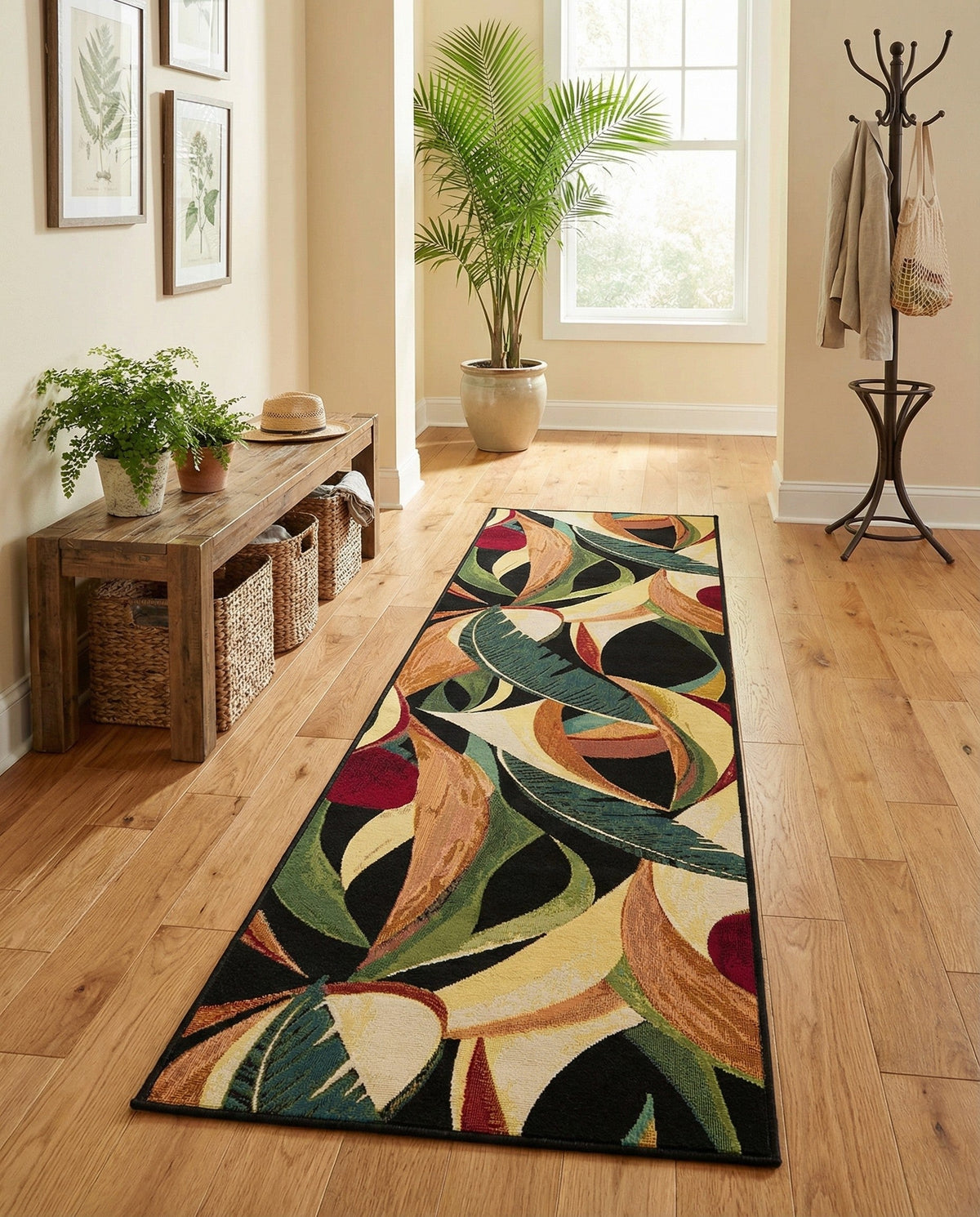 Seaside Blooms Collection Area Rug -  Tivoli Runner Multi  lifestyle 105