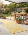 Urban Terrace Collection Area Rug -  Chelsea (Yellow) Runner Yellow  lifestyle 56