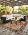 Patio Heritage Collection Area Rug -  Gazebo Rectangle Multi  lifestyle 13