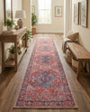 Zahara Oasis Collection Area Rug -  Essaouira Runner Rust Red  lifestyle 75