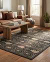 Mesa Oasis Rugs Collection Area Rug - Sundown Rectangle Black  lifestyle 24