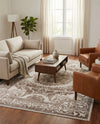 Sanctuary Retreat Collection Area Rug -  Enclave Rectangle Chocolate Brown  lifestyle 39