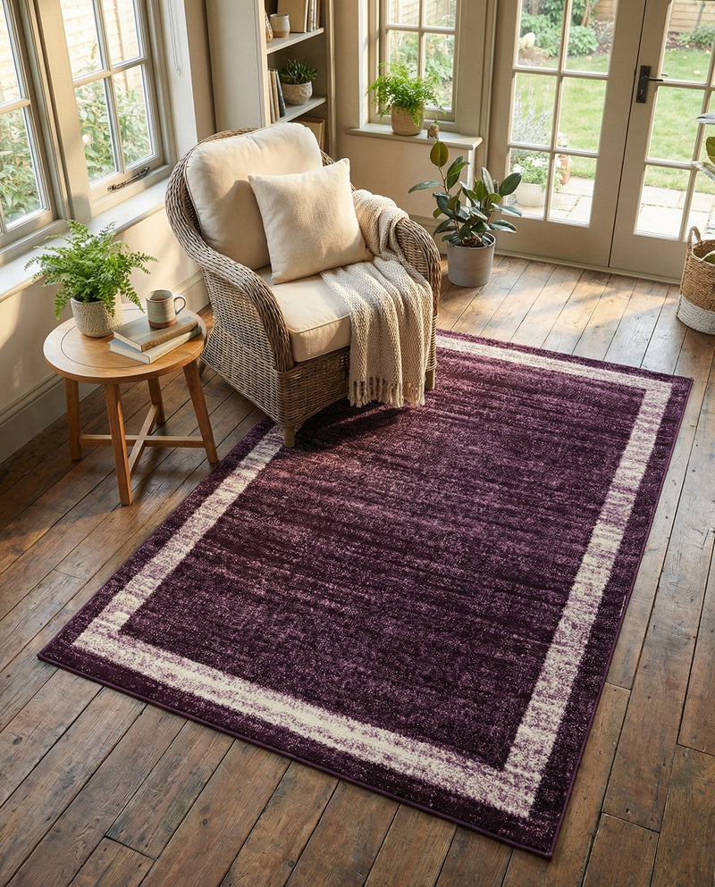 Studio Haven Collection Area Rug -  Alcove (Violet) Rectangle Violet  lifestyle 14