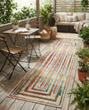 Outdoor Marrakesh Collection Area Rug -  Ouarzazate Runner Multi Beige  lifestyle 36
