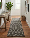 Savannah Pergola Collection Area Rug -  Pavilion (Charcoal) Runner Charcoal  lifestyle 42