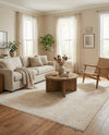 Bazaar Chic Collection Area Rug -  Agadir Square Ivory  lifestyle 52