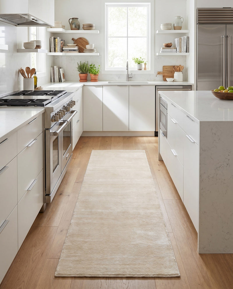 Bloomsbury Elegance Collection Area Rug -  Kensington (Ivory) Runner Ivory  lifestyle 38