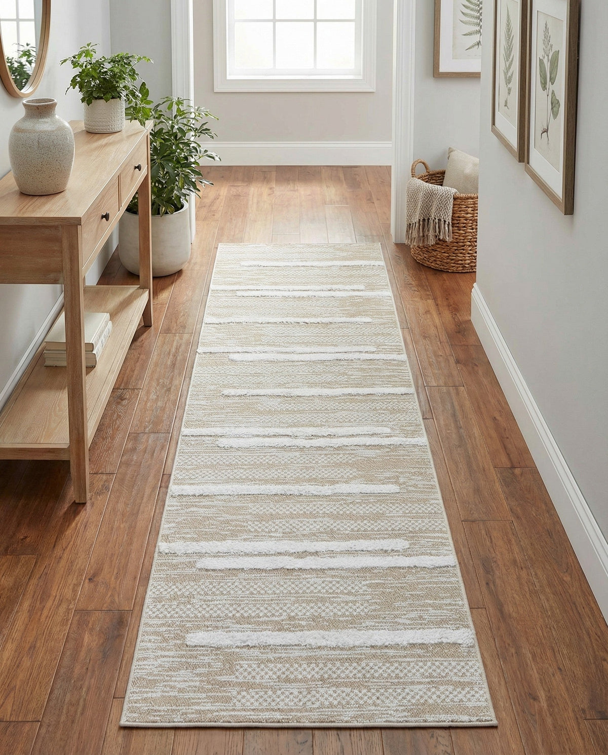 Cathedral Elegance Collection Area Rug - Chapel Runner Ivory  lifestyle 189