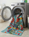 Colorburst Oasis Collection Area Rug -  Fresco Rectangle Aqua  lifestyle 19