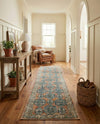 Seville Stripes Collection Area Rug -  Granada (Brick Red) Runner Brick Red  lifestyle 53