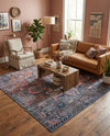 Vintage Memories Collection Area Rug -  Hindsight Square Multi  lifestyle 70
