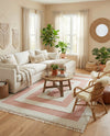 Sahara Chic Collection Area Rug -  Casablanca Rectangle Pink  lifestyle 10