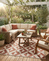 Urban Oasis Rugs Collection Area Rug -  Highrise (Rust Red) Rectangle Rust Red  lifestyle 17