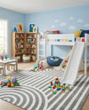 Wonder Tykes Collection Area Rug -  Joydale Rectangle Silver Gray  lifestyle 29