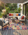 Urban Terrace Collection Area Rug -  Boardwalk Rectangle Multi  lifestyle 18