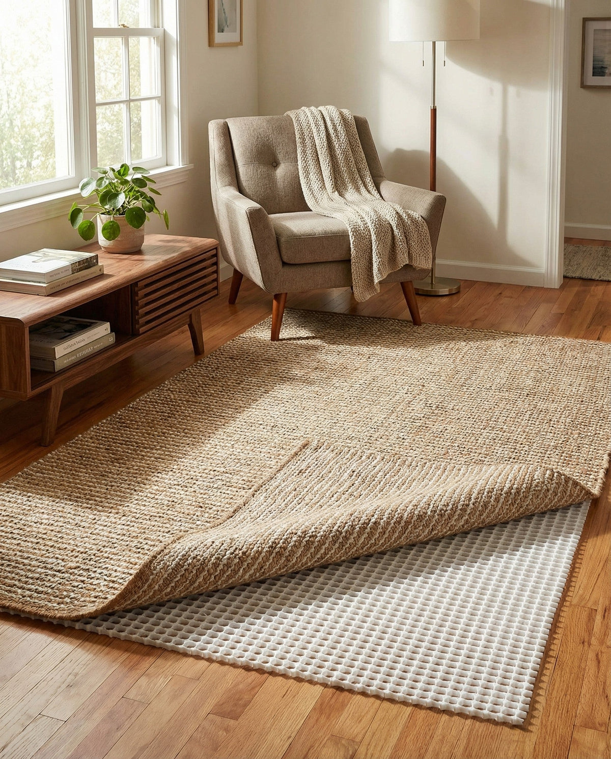 GripGuard Collection Rug Pad - Steadfast Rectangle   lifestyle 5