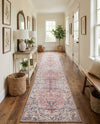 Vintage Memories Collection Area Rug - Echoes Runner Beige pink  lifestyle 54