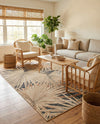 Seaside Blooms Collection Area Rug -  Avalon Rectangle Multi  lifestyle 6
