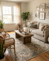 Gobi Sands Collection Area Rug -  Turpan Rectangle Multi  lifestyle 35